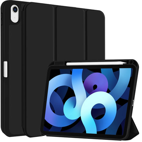 3-fold TPU Smart Leather Tablet Case with Pen Slot, For iPad Pro 11 2022 / 2021 / 2020, For iPad Air 5 / 4, For iPad 10.2 2021 / 2020 / 2019