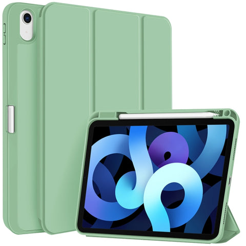 3-fold TPU Smart Leather Tablet Case with Pen Slot, For iPad Pro 11 2022 / 2021 / 2020, For iPad Air 5 / 4, For iPad 10.2 2021 / 2020 / 2019
