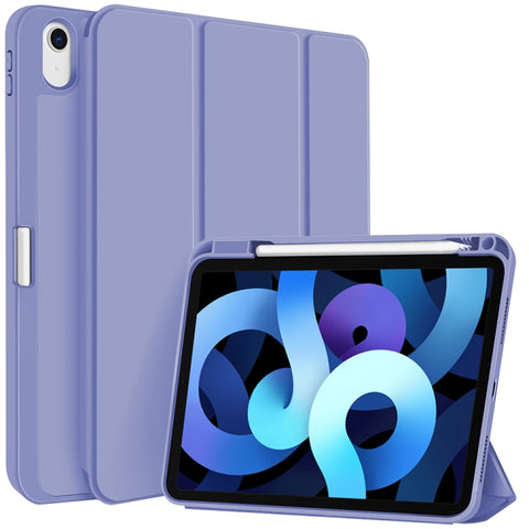 3-fold TPU Smart Leather Tablet Case with Pen Slot, For iPad Pro 11 2022 / 2021 / 2020, For iPad Air 5 / 4, For iPad 10.2 2021 / 2020 / 2019