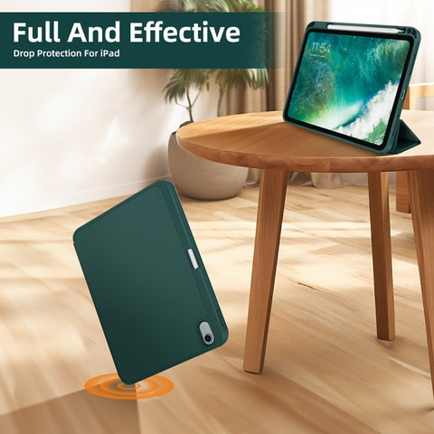 3-fold TPU Smart Leather Tablet Case with Pen Slot, For iPad Air 11 2026 / 2025 / 2024, For iPad Pro 13 2025 / 2024, For iPad Pro 11 2025 / 2024, For iPad 2025 / 2022, For iPad mini 2024 / mini 6, For iPad Pro 12.9