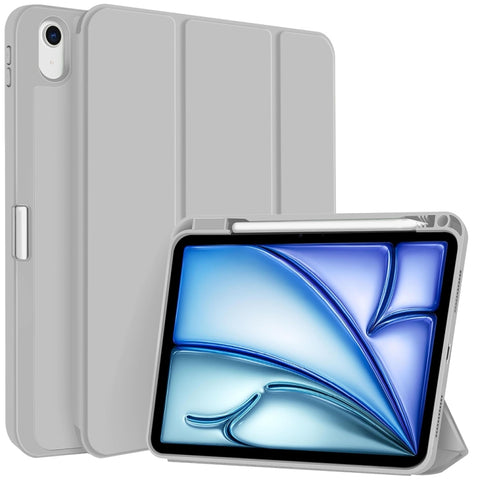 3-fold TPU Smart Leather Tablet Case with Pen Slot, For iPad Air 11 2026 / 2025 / 2024, For iPad Pro 13 2025 / 2024, For iPad Pro 11 2025 / 2024, For iPad 2025 / 2022, For iPad mini 2024 / mini 6, For iPad Pro 12.9