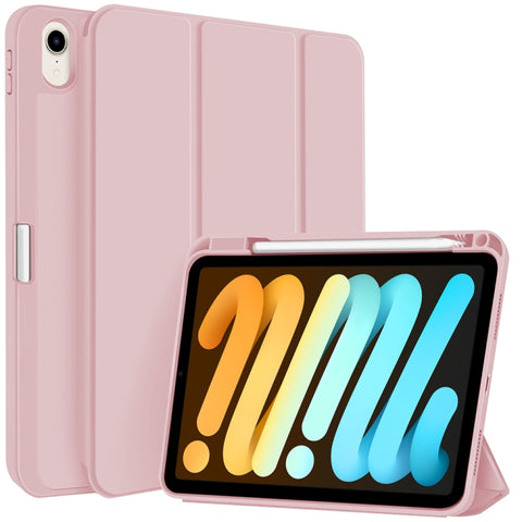 3-fold TPU Smart Leather Tablet Case with Pen Slot, For iPad Air 11 2026 / 2025 / 2024, For iPad Pro 13 2025 / 2024, For iPad Pro 11 2025 / 2024, For iPad 2025 / 2022, For iPad mini 2024 / mini 6, For iPad Pro 12.9