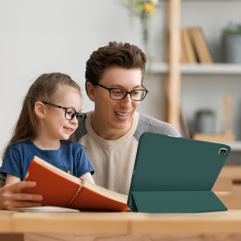 3-fold TPU Smart Leather Tablet Case with Pen Slot, For iPad Pro 11 2022 / 2021 / 2020, For iPad Air 5 / 4, For iPad 10.2 2021 / 2020 / 2019