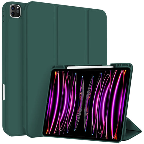 3-fold TPU Smart Leather Tablet Case with Pen Slot, For iPad Air 11 2026 / 2025 / 2024, For iPad Pro 13 2025 / 2024, For iPad Pro 11 2025 / 2024, For iPad 2025 / 2022, For iPad mini 2024 / mini 6, For iPad Pro 12.9