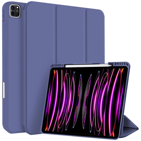 3-fold TPU Smart Leather Tablet Case with Pen Slot, For iPad Air 11 2026 / 2025 / 2024, For iPad Pro 13 2025 / 2024, For iPad Pro 11 2025 / 2024, For iPad 2025 / 2022, For iPad mini 2024 / mini 6, For iPad Pro 12.9