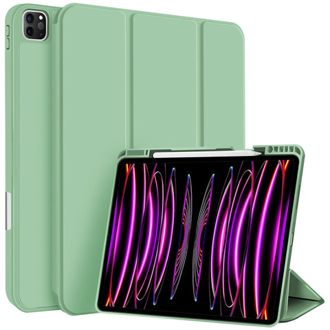 3-fold TPU Smart Leather Tablet Case with Pen Slot, For iPad Air 11 2026 / 2025 / 2024, For iPad Pro 13 2025 / 2024, For iPad Pro 11 2025 / 2024, For iPad 2025 / 2022, For iPad mini 2024 / mini 6, For iPad Pro 12.9