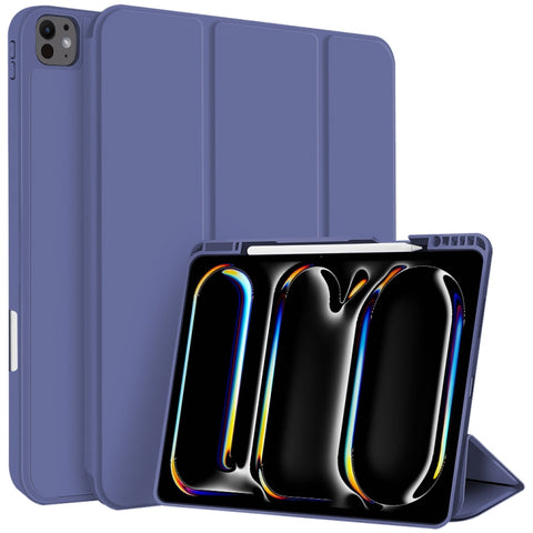3-fold TPU Smart Leather Tablet Case with Pen Slot, For iPad Air 11 2026 / 2025 / 2024, For iPad Pro 13 2025 / 2024, For iPad Pro 11 2025 / 2024, For iPad 2025 / 2022, For iPad mini 2024 / mini 6, For iPad Pro 12.9