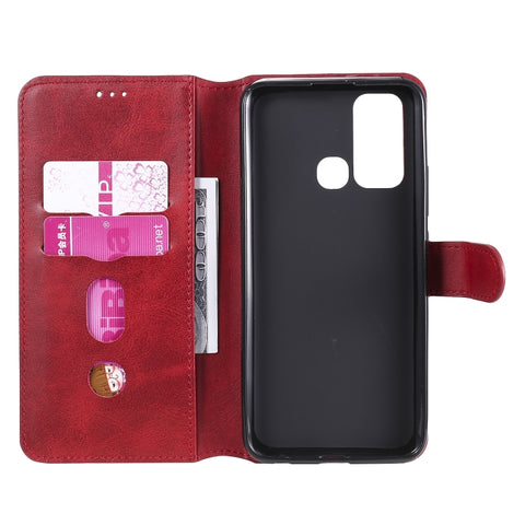Classic Calf Texture PU + TPU Horizontal Flip Leather Case, with Holder & Card Slots & Wallet, For Vivo Y50 / Y30, For Vivo Y70s, For Xiaomi Redmi 9, For Huawei Y8p 2020 / Enjoy 10s / P Smart S, For OPPO Reno3 Pro 5G / Find X2 Neo, For OPPO Reno4 5G   ...