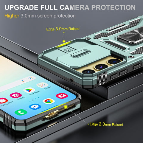 Armor PC + TPU Camera Shield Phone Case, For Samsung Galaxy A35 5G/A55 5G, For Samsung Galaxy A25 5G