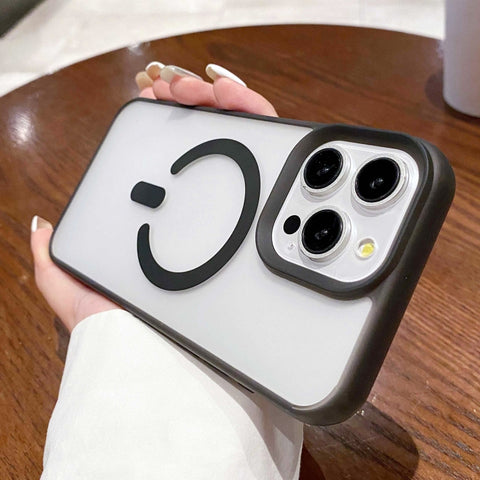 Dual-Side Frosted MagSafe Clear Phone Case, For iPhone 14 Pro, For iPhone 14 Pro Max, For iPhone 13 Pro Max, For iPhone 13 Pro, For iPhone 13, For iPhone 12, For iPhone 12 Pro Max, For iPhone 12 Pro