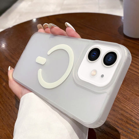 Dual-Side Frosted MagSafe Clear Phone Case, For iPhone 14 Pro, For iPhone 14 Pro Max, For iPhone 13 Pro Max, For iPhone 13 Pro, For iPhone 13, For iPhone 12, For iPhone 12 Pro Max, For iPhone 12 Pro
