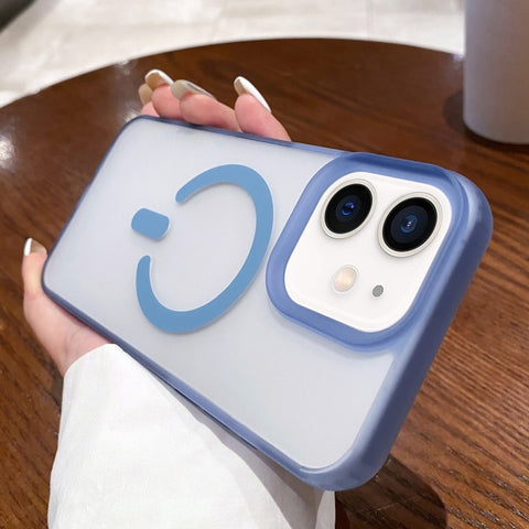 Dual-Side Frosted MagSafe Clear Phone Case, For iPhone 14 Pro, For iPhone 14 Pro Max, For iPhone 13 Pro Max, For iPhone 13 Pro, For iPhone 13, For iPhone 12, For iPhone 12 Pro Max, For iPhone 12 Pro