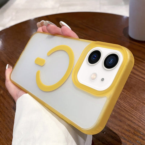 Dual-Side Frosted MagSafe Clear Phone Case, For iPhone 14 Pro, For iPhone 14 Pro Max, For iPhone 13 Pro Max, For iPhone 13 Pro, For iPhone 13, For iPhone 12, For iPhone 12 Pro Max, For iPhone 12 Pro