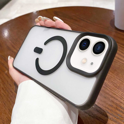 Dual-Side Frosted MagSafe Clear Phone Case, For iPhone 14 Pro, For iPhone 14 Pro Max, For iPhone 13 Pro Max, For iPhone 13 Pro, For iPhone 13, For iPhone 12, For iPhone 12 Pro Max, For iPhone 12 Pro