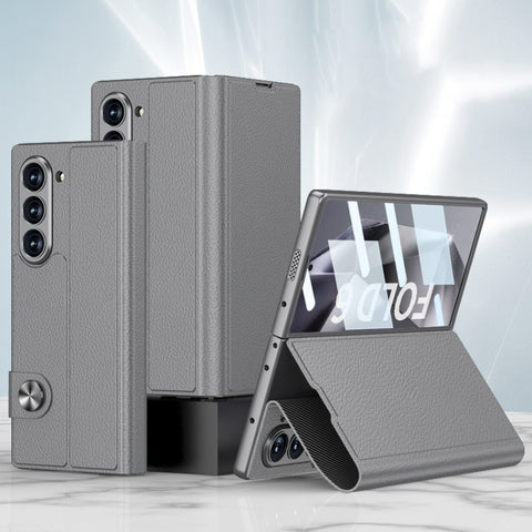 GKK Integrated Flip Leather Phone Case, For Galaxy Z Fold8 Ultra 5G, For Samsung Galaxy Z Fold7 5G, For Samsung Galaxy Z Fold6
