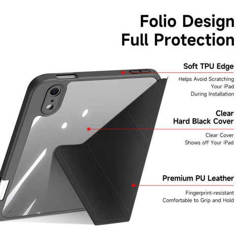 DUX DUCIS Magi Series Smart Leather Tablet Case, For iPad mini 8 2026, For iPad Air 13 2024 / 2025 / 2026, For iPad Pro 13 2025 / 2024, For iPad Pro 11 2025 / 2024