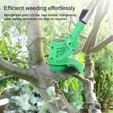 21V Portable Rechargeable Electric Lawn Mower Weeder, EU Plug, US Plug