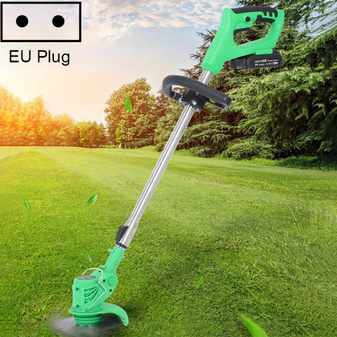 21V Portable Rechargeable Electric Lawn Mower Weeder, EU Plug, US Plug
