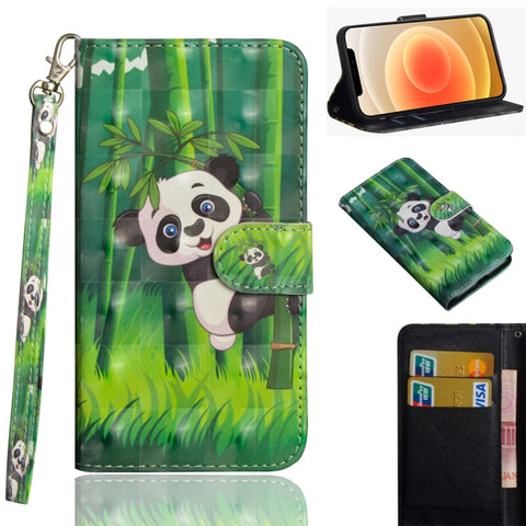 3D Painting Pattern Horizontal Flip TPU + PU Leather Case with Holder & Card Slots & Wallet, For iPhone 12 mini, For iPhone 12 / 12 Pro, For iPhone 12 Pro Max, For Xiaomi Redmi 9
