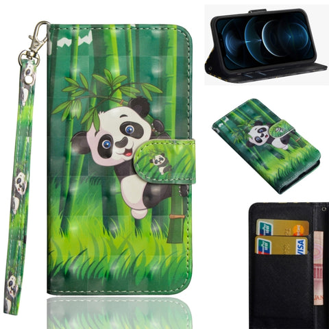 3D Painting Pattern Horizontal Flip TPU + PU Leather Case with Holder & Card Slots & Wallet, For iPhone 12 mini, For iPhone 12 / 12 Pro, For iPhone 12 Pro Max, For Xiaomi Redmi 9