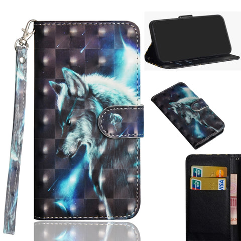 3D Painting Pattern Horizontal Flip TPU + PU Leather Case with Holder & Card Slots & Wallet, For iPhone 12 mini, For iPhone 12 / 12 Pro, For iPhone 12 Pro Max, For Xiaomi Redmi 9