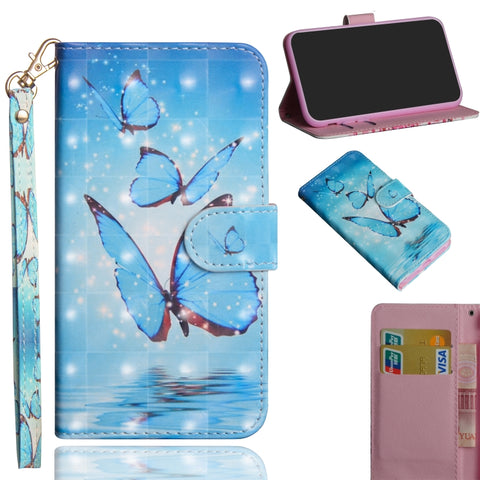 3D Painting Pattern Horizontal Flip TPU + PU Leather Case with Holder & Card Slots & Wallet, For iPhone 12 mini, For iPhone 12 / 12 Pro, For iPhone 12 Pro Max, For Xiaomi Redmi 9