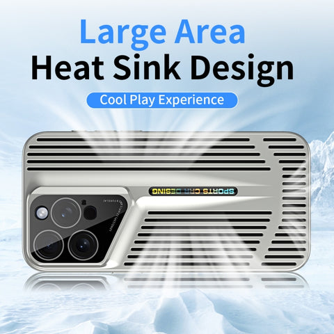 Blade Cooling PC Full Coverage Phone Case, For iPhone 14 Plus, For iPhone 14, For iPhone 14 Pro, For iPhone 14 Pro Max, For iPhone 13 Pro Max, For iPhone 13 Pro, For iPhone 13, For iPhone 12