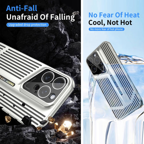 Blade Cooling PC Full Coverage Phone Case, For iPhone 12 Pro Max, For iPhone 12 Pro