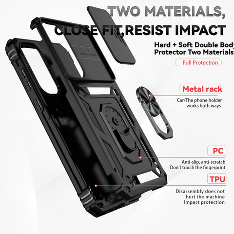 Sliding Camshield Holder Phone Case, For Samsung Galaxy A55 5G, For Samsung Galaxy A15, For Samsung Galaxy A05, For Samsung Galaxy A05s