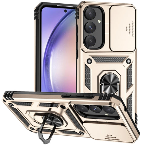 Sliding Camshield Holder Phone Case, For Samsung Galaxy A55 5G, For Samsung Galaxy A15, For Samsung Galaxy A05, For Samsung Galaxy A05s