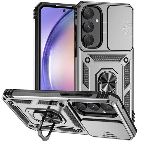 Sliding Camshield Holder Phone Case, For Samsung Galaxy A55 5G, For Samsung Galaxy A15, For Samsung Galaxy A05, For Samsung Galaxy A05s