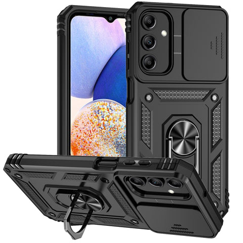 Sliding Camshield Holder Phone Case, For Samsung Galaxy A55 5G, For Samsung Galaxy A15, For Samsung Galaxy A05, For Samsung Galaxy A05s