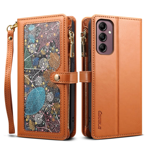 ESEBLE Star Series Lanyard Zipper Wallet RFID Leather Case, For Samsung Galaxy S26+ 5G, For Samsung Galaxy S26 Ultra 5G, For Samsung Galaxy S26 5G, For Samsung Galaxy S25 FE 5G, For Samsung Galaxy S25 Edge 5G, For Samsung Galaxy S25 5G                 ...