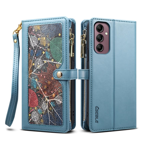 ESEBLE Star Series Lanyard Zipper Wallet RFID Leather Case, For Samsung Galaxy S26+ 5G, For Samsung Galaxy S26 Ultra 5G, For Samsung Galaxy S26 5G, For Samsung Galaxy S25 FE 5G, For Samsung Galaxy S25 Edge 5G, For Samsung Galaxy S25 5G                 ...