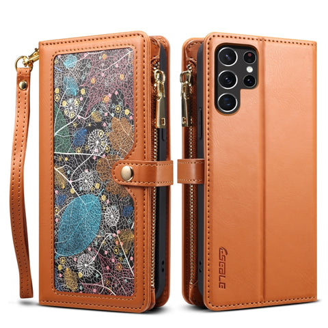 ESEBLE Star Series Lanyard Zipper Wallet RFID Leather Case, For Samsung Galaxy S26+ 5G, For Samsung Galaxy S26 Ultra 5G, For Samsung Galaxy S26 5G, For Samsung Galaxy S25 FE 5G, For Samsung Galaxy S25 Edge 5G, For Samsung Galaxy S25 5G                 ...