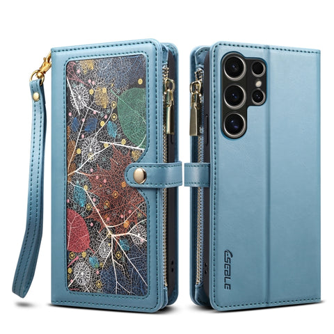 ESEBLE Star Series Lanyard Zipper Wallet RFID Leather Case, For Samsung Galaxy S26+ 5G, For Samsung Galaxy S26 Ultra 5G, For Samsung Galaxy S26 5G, For Samsung Galaxy S25 FE 5G, For Samsung Galaxy S25 Edge 5G, For Samsung Galaxy S25 5G                 ...