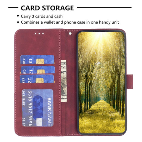 Magnetic Buckle Rhombus Texture Leather Phone Case, For Samsung Galaxy S25 Ultra 5G, For Samsung Galaxy S24 FE 5G