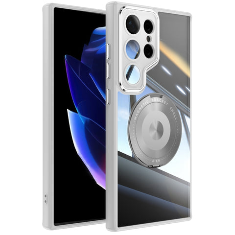 360 Holder MagSafe Acrylic Hybrid TPU Phone Case, For Samsung Galaxy S26+ 5G, For Samsung Galaxy S26 Ultra 5G, For Samsung Galaxy S26 5G, For Samsung Galaxy S25 5G, For Samsung Galaxy S25+ 5G, For Samsung Galaxy S25 Ultra 5G, For Samsung Galaxy S24 FE ...