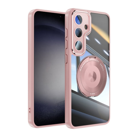 360 Holder MagSafe Acrylic Hybrid TPU Phone Case, For Samsung Galaxy S26+ 5G, For Samsung Galaxy S26 Ultra 5G, For Samsung Galaxy S26 5G, For Samsung Galaxy S25 5G, For Samsung Galaxy S25+ 5G, For Samsung Galaxy S25 Ultra 5G, For Samsung Galaxy S24 FE ...
