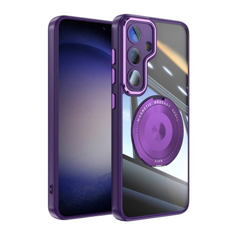 360 Holder MagSafe Acrylic Hybrid TPU Phone Case, For Samsung Galaxy S26+ 5G, For Samsung Galaxy S26 Ultra 5G, For Samsung Galaxy S26 5G, For Samsung Galaxy S25 5G, For Samsung Galaxy S25+ 5G, For Samsung Galaxy S25 Ultra 5G, For Samsung Galaxy S24 FE ...