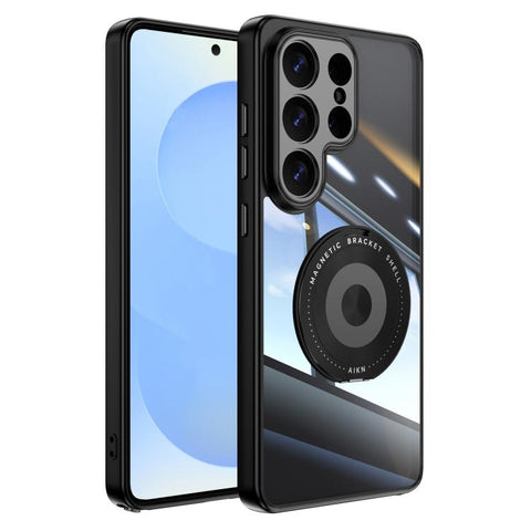 360 Holder MagSafe Acrylic Hybrid TPU Phone Case, For Samsung Galaxy S26+ 5G, For Samsung Galaxy S26 Ultra 5G, For Samsung Galaxy S26 5G, For Samsung Galaxy S25 5G, For Samsung Galaxy S25+ 5G, For Samsung Galaxy S25 Ultra 5G, For Samsung Galaxy S24 FE ...
