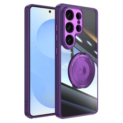 360 Holder MagSafe Acrylic Hybrid TPU Phone Case, For Samsung Galaxy S26+ 5G, For Samsung Galaxy S26 Ultra 5G, For Samsung Galaxy S26 5G, For Samsung Galaxy S25 5G, For Samsung Galaxy S25+ 5G, For Samsung Galaxy S25 Ultra 5G, For Samsung Galaxy S24 FE ...