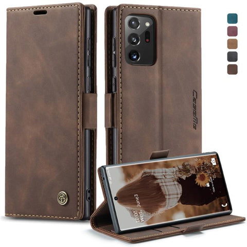CaseMe Multifunctional Horizontal Flip Leather Case, with Card Slot & Holder & Wallet, For Samsung Galaxy Note20, For Samsung Galaxy Note20 Ultra