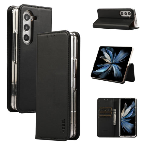 ABEEL RFID Magnetic Flip Leather Phone Case, For Galaxy Z Fold8 Ultra 5G, For Samsung Galaxy Z Fold6, For Samsung Galaxy Z Fold5