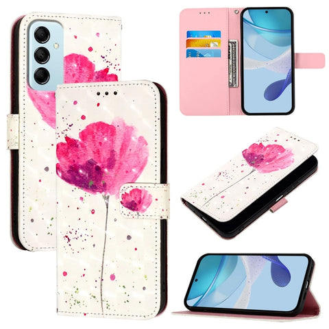 3D Painting Horizontal Flip Leather Phone Case, For Samsung Galaxy M56 5G, For Samsung Galaxy M35, For Samsung Galaxy M34 5G / F34 5G, For Samsung Galaxy M54 5G Global / F54 5G, For Samsung Galaxy M14 5G Global, For Samsung Galaxy M53 5G
