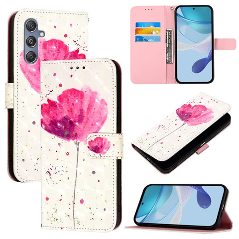 3D Painting Horizontal Flip Leather Phone Case, For Samsung Galaxy M56 5G, For Samsung Galaxy M35, For Samsung Galaxy M34 5G / F34 5G, For Samsung Galaxy M54 5G Global / F54 5G, For Samsung Galaxy M14 5G Global, For Samsung Galaxy M53 5G
