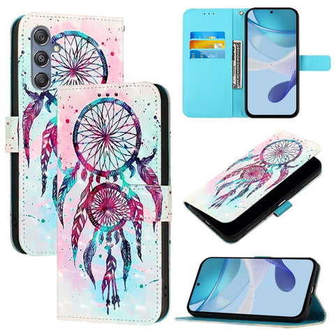 3D Painting Horizontal Flip Leather Phone Case, For Samsung Galaxy M56 5G, For Samsung Galaxy M35, For Samsung Galaxy M34 5G / F34 5G, For Samsung Galaxy M54 5G Global / F54 5G, For Samsung Galaxy M14 5G Global, For Samsung Galaxy M53 5G