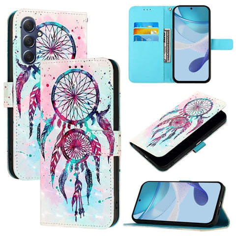 3D Painting Horizontal Flip Leather Phone Case, For Samsung Galaxy M56 5G, For Samsung Galaxy M35, For Samsung Galaxy M34 5G / F34 5G, For Samsung Galaxy M54 5G Global / F54 5G, For Samsung Galaxy M14 5G Global, For Samsung Galaxy M53 5G