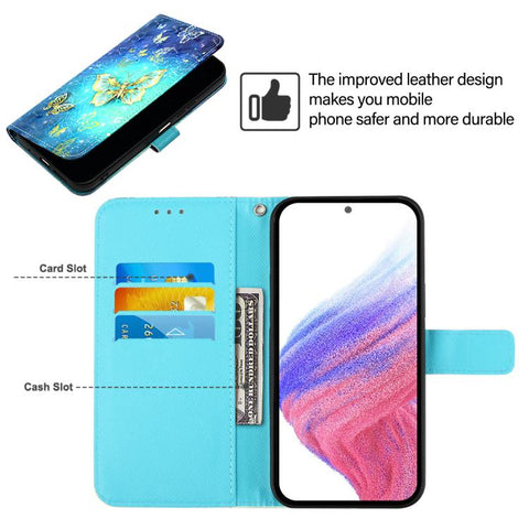 3D Painting Horizontal Flip Leather Phone Case, For Samsung Galaxy M56 5G, For Samsung Galaxy M35, For Samsung Galaxy M34 5G / F34 5G, For Samsung Galaxy M54 5G Global / F54 5G, For Samsung Galaxy M14 5G Global, For Samsung Galaxy M53 5G