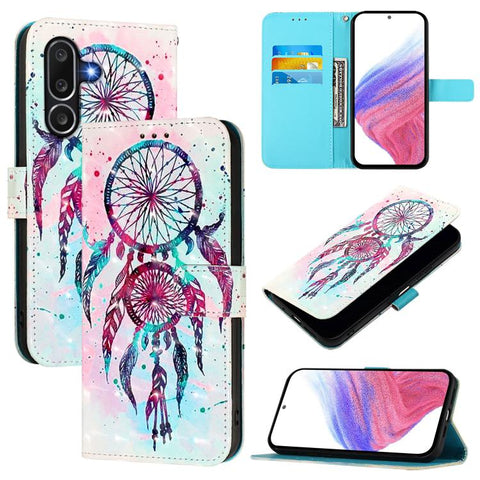 3D Painting Horizontal Flip Leather Phone Case, For Samsung Galaxy M56 5G, For Samsung Galaxy M35, For Samsung Galaxy M34 5G / F34 5G, For Samsung Galaxy M54 5G Global / F54 5G, For Samsung Galaxy M14 5G Global, For Samsung Galaxy M53 5G